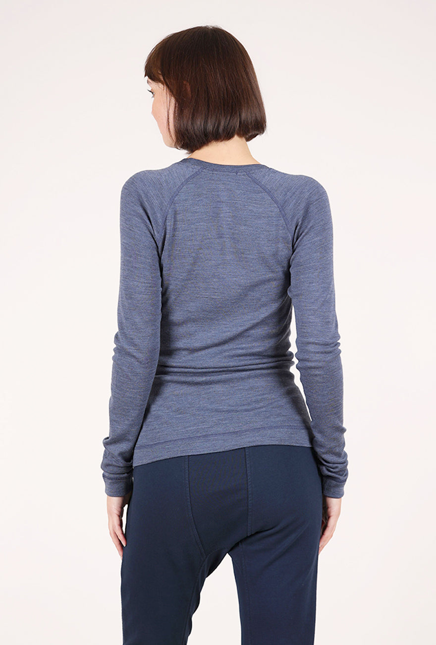 Smartwool Classic Thermal Merino Base Layer, Nightfall Blue Heather 