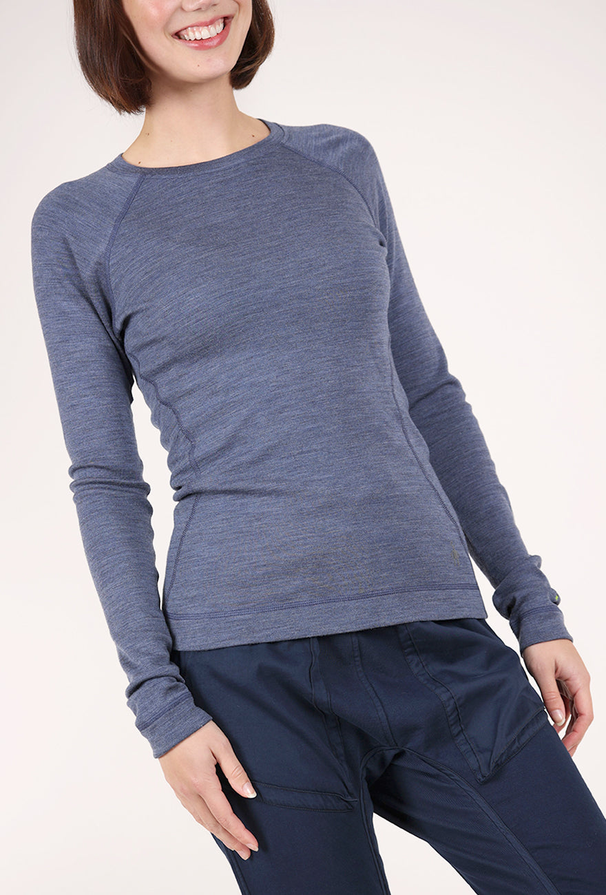 Smartwool Classic Thermal Merino Base Layer, Nightfall Blue Heather 