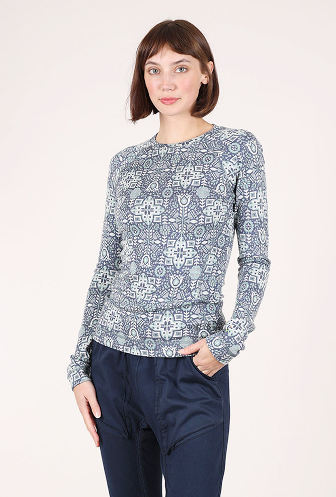 Smartwool Classic Thermal Merino Base Layer, Nightfall Deco Floral 