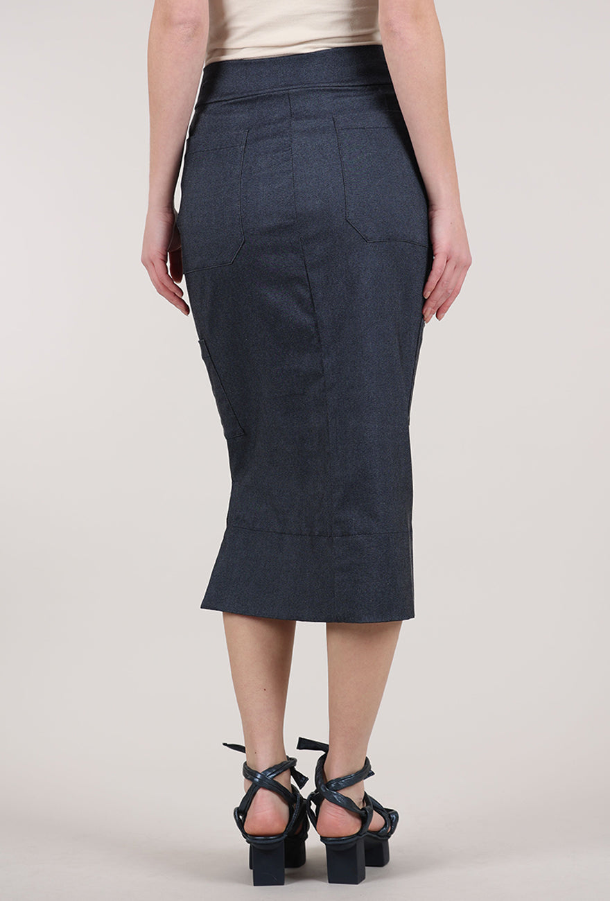 Porto Soochi Skirt, Chambray 