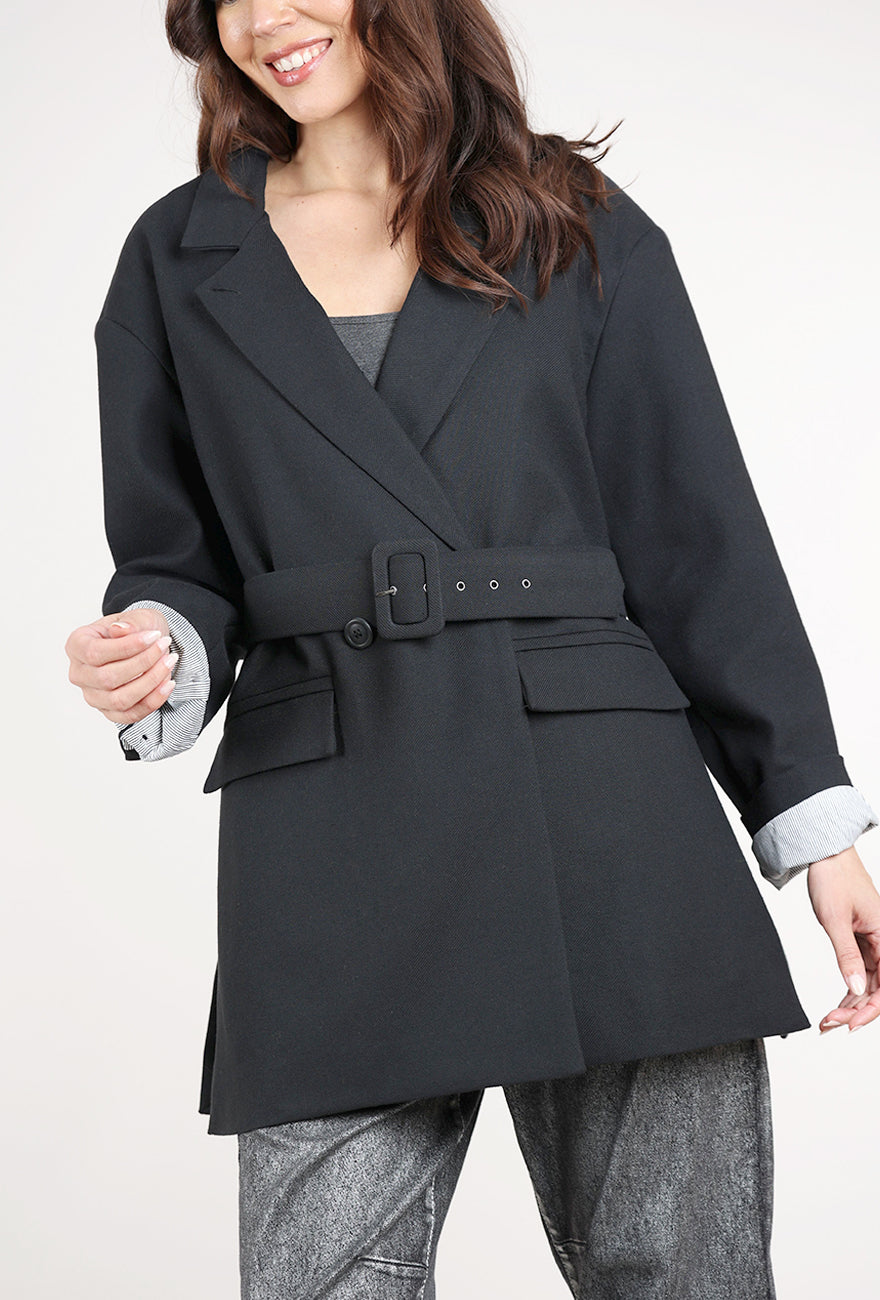 Baci Belt It Jacket, Black 