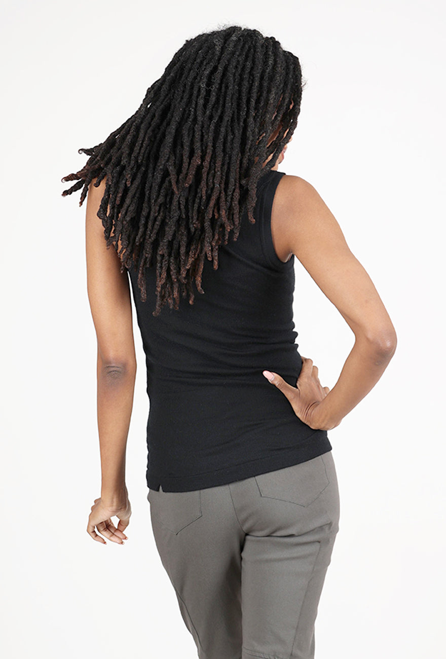Grisal Malu Jesse Cashmere Tank, Black 