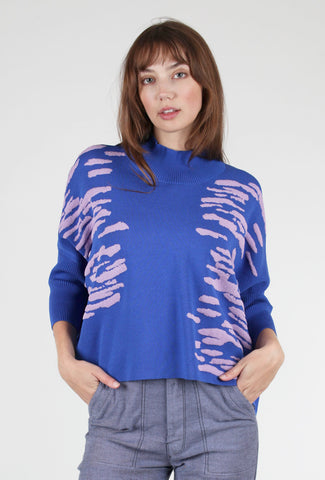 Kerisma Aja Targa Sweater, Blue/Lavender 