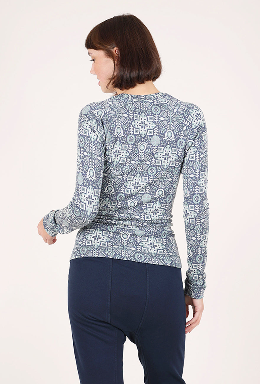 Smartwool Classic Thermal Merino Base Layer, Nightfall Deco Floral 
