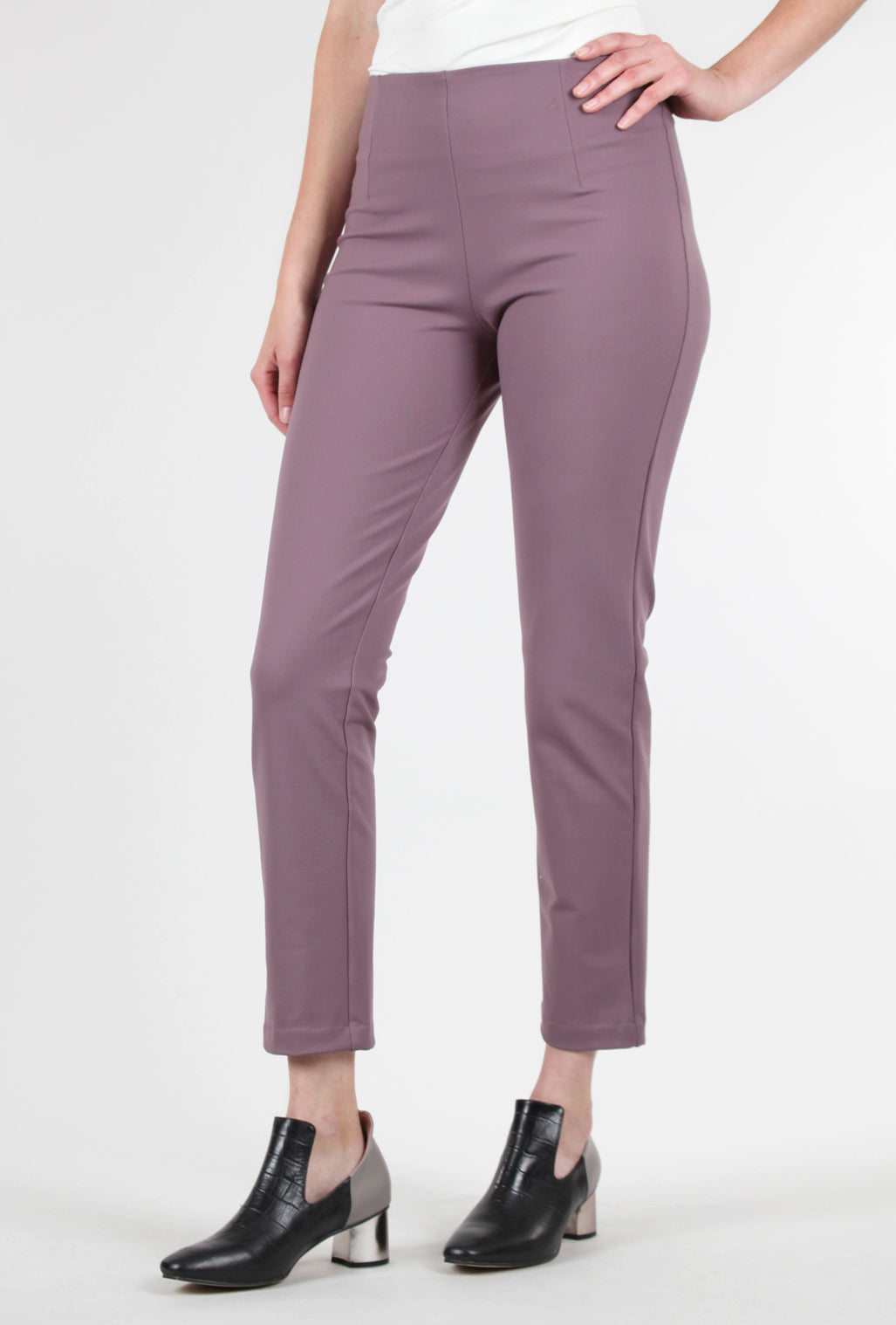 Equestrian Zani Ponte Tech Pant, Mauve 