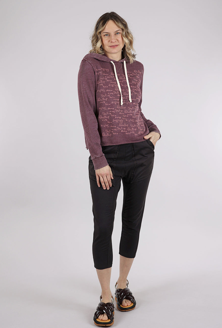 Supermaggie Shut Up Liv Hoodie, Plum 