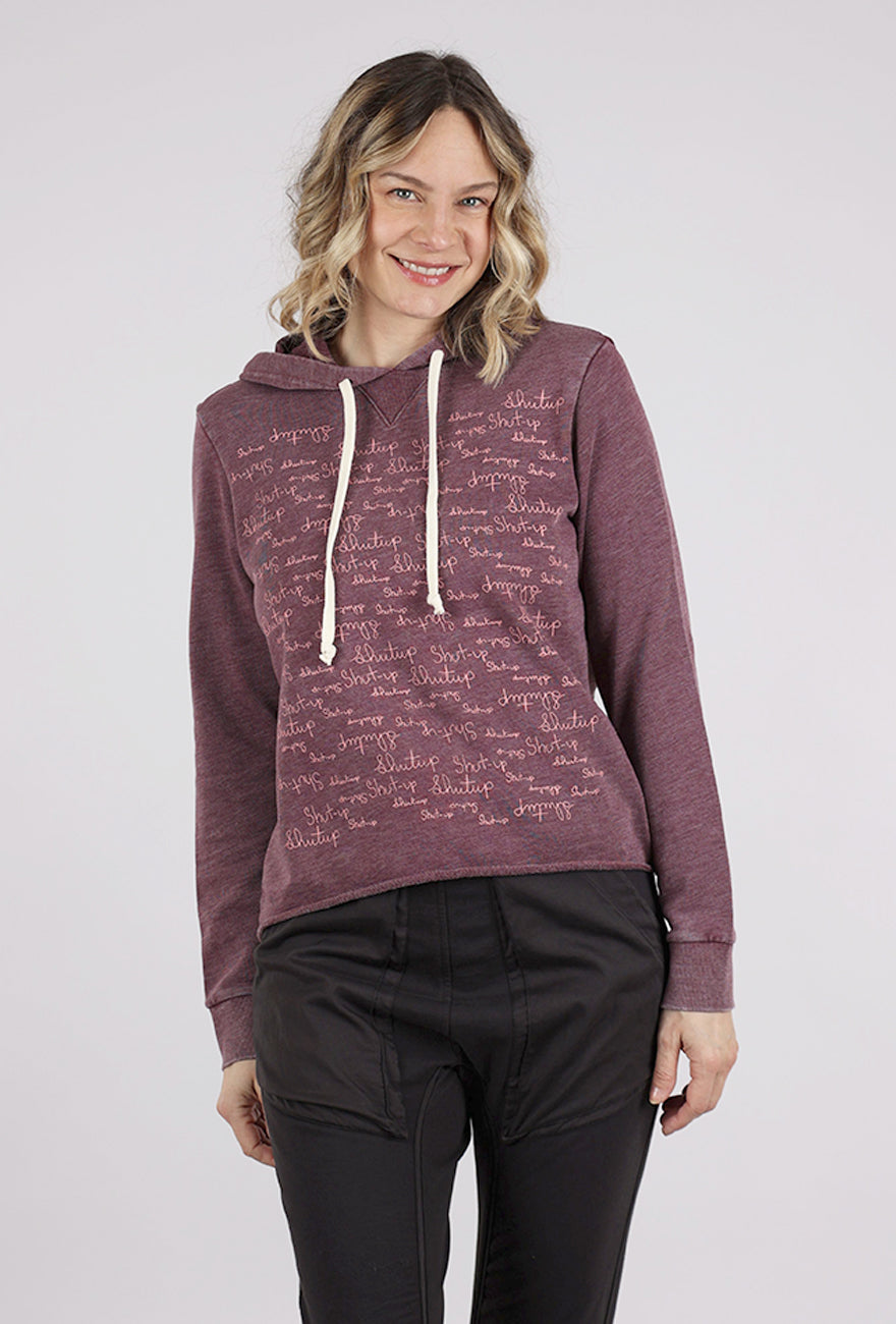 Supermaggie Shut Up Liv Hoodie, Plum 