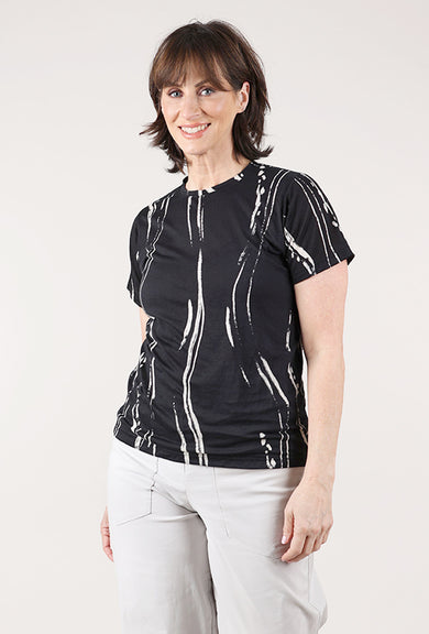 Bel Kazan Mika Tee, Black Sumi 