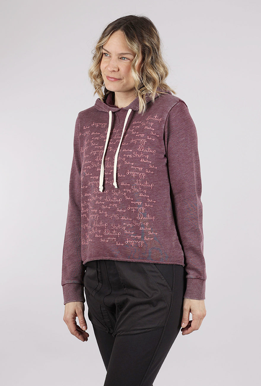 Supermaggie Shut Up Liv Hoodie, Plum 