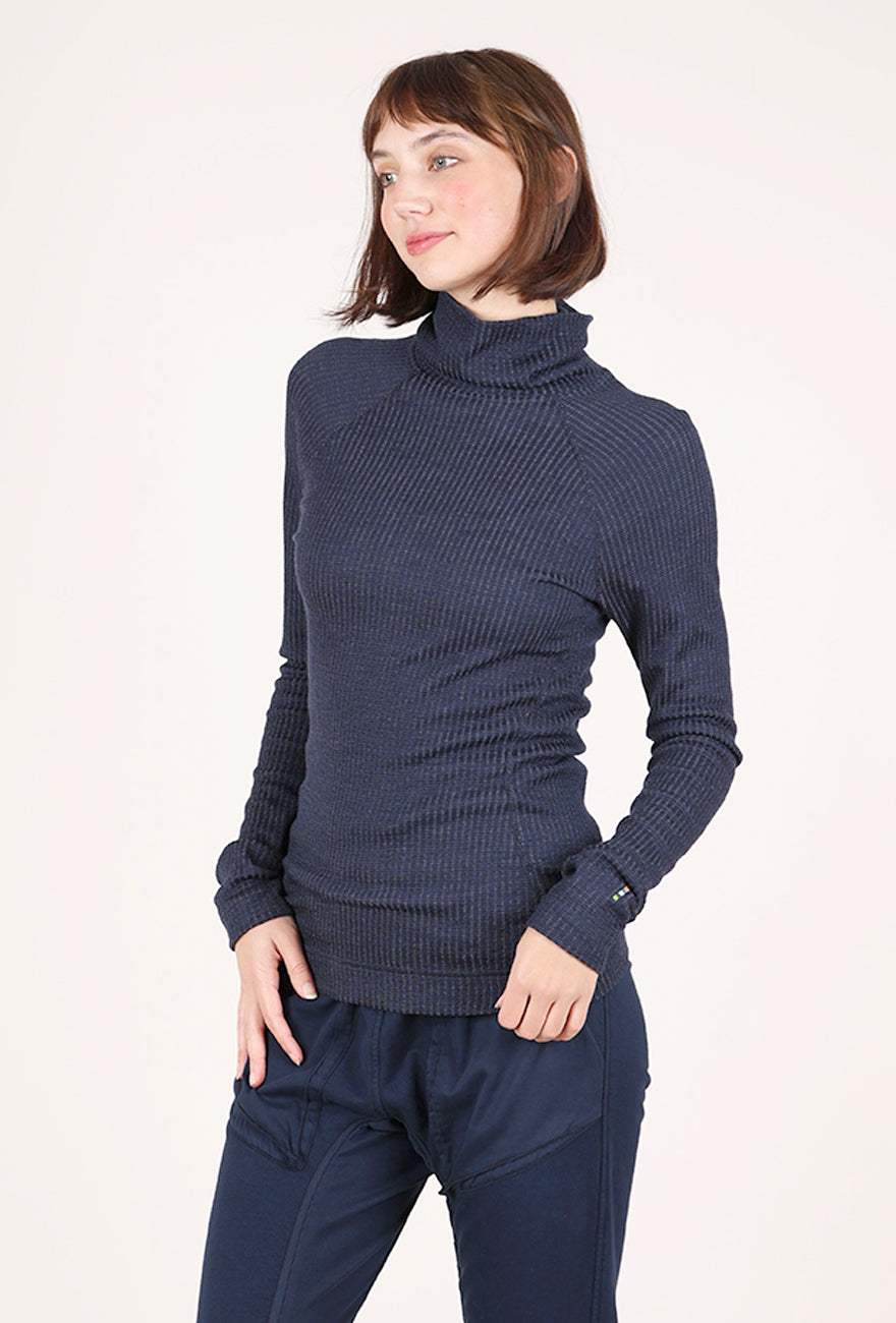 Smartwool Thermal Merino Rib Tneck, Nightfall/Navy 