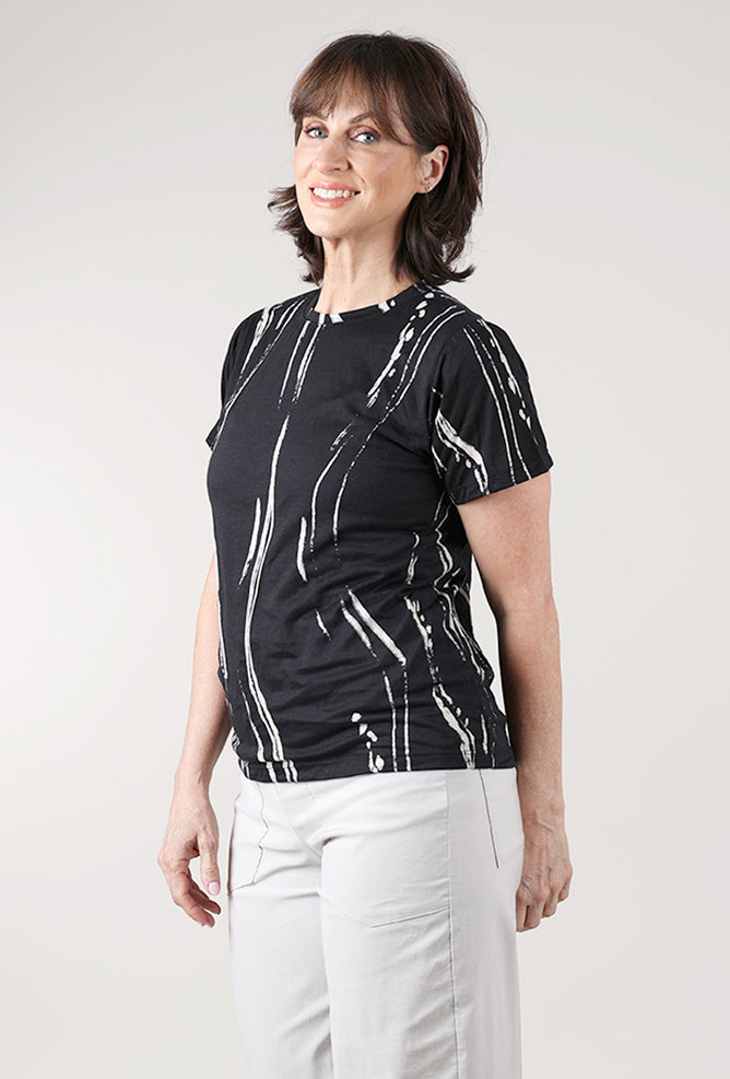Bel Kazan Mika Tee, Black Sumi 
