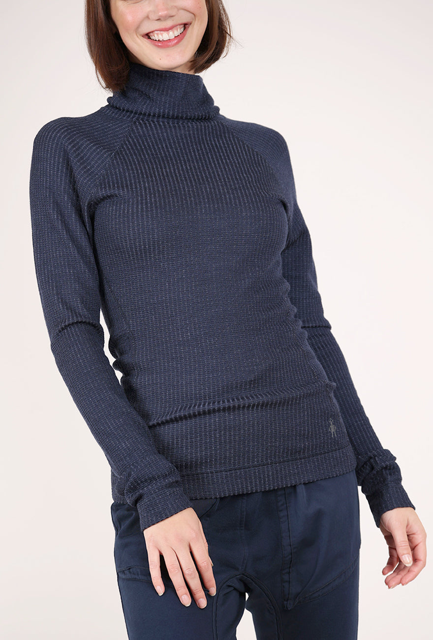 Smartwool Thermal Merino Rib Tneck, Nightfall/Navy 