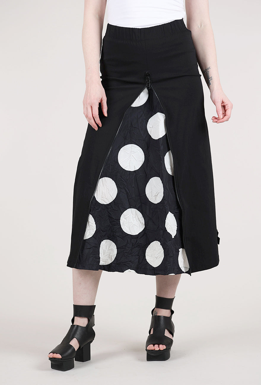 Pluslavie Pencil Plisse Skirt, Black 