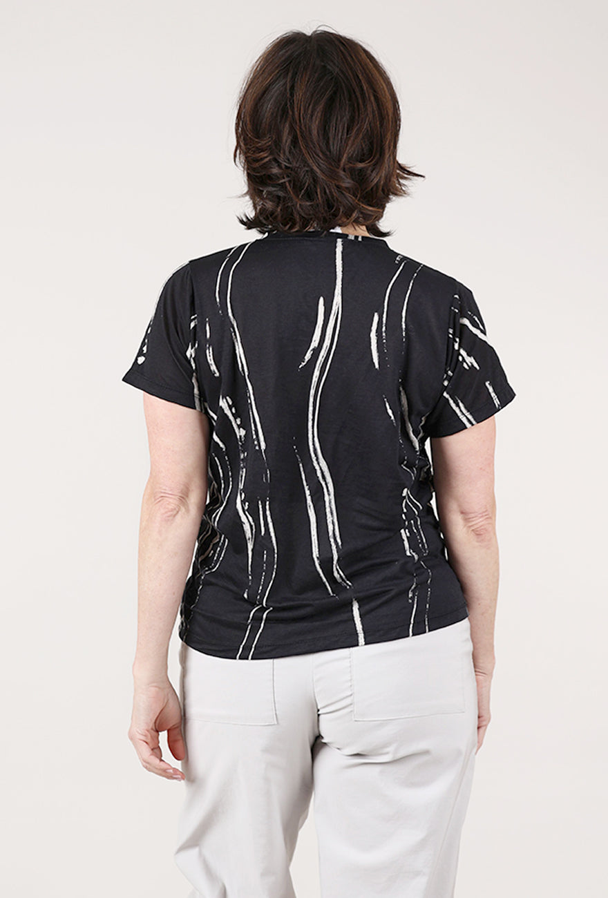 Bel Kazan Mika Tee, Black Sumi 