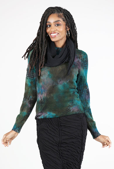 Grisal Love Mini Cashmere Scarf, Black 