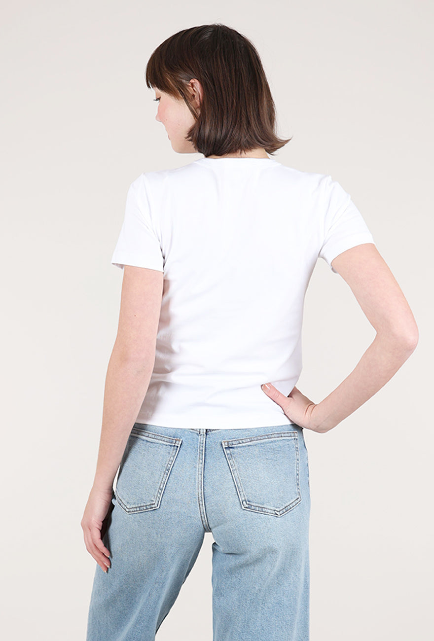 Pistola Alba Baby Tee, Le Blanc 