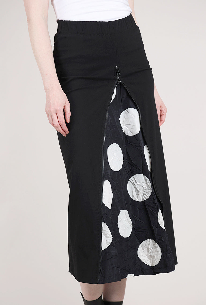 Pluslavie Pencil Plisse Skirt, Black 
