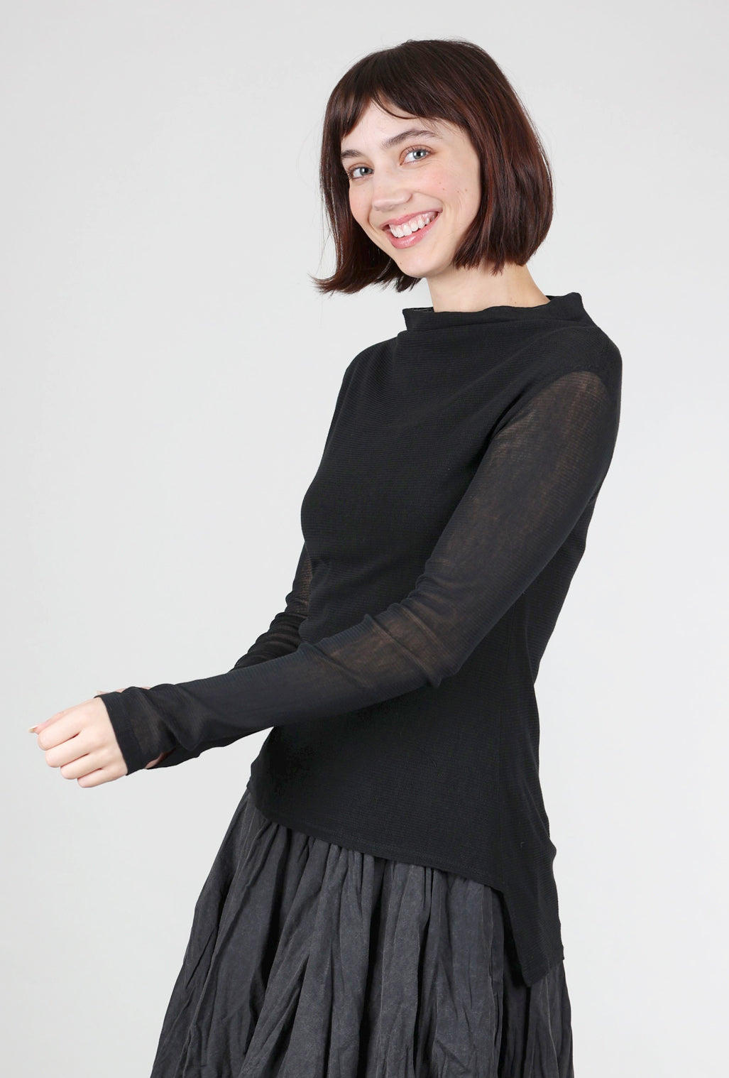 Porto Hoodoo Top, Black 