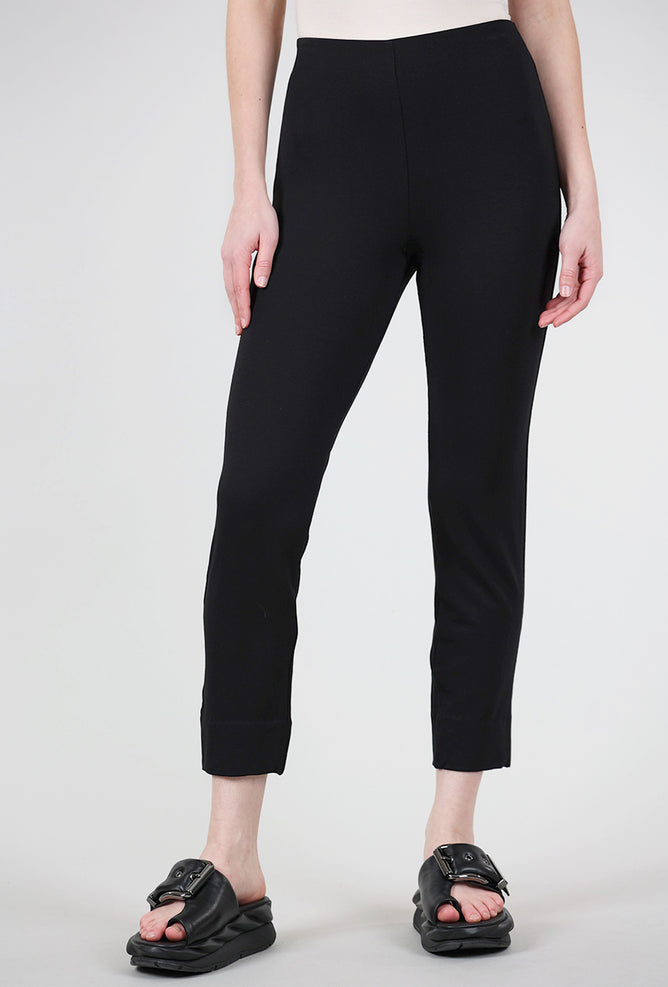 Equestrian Terry Cloth Milo Pant, Black 