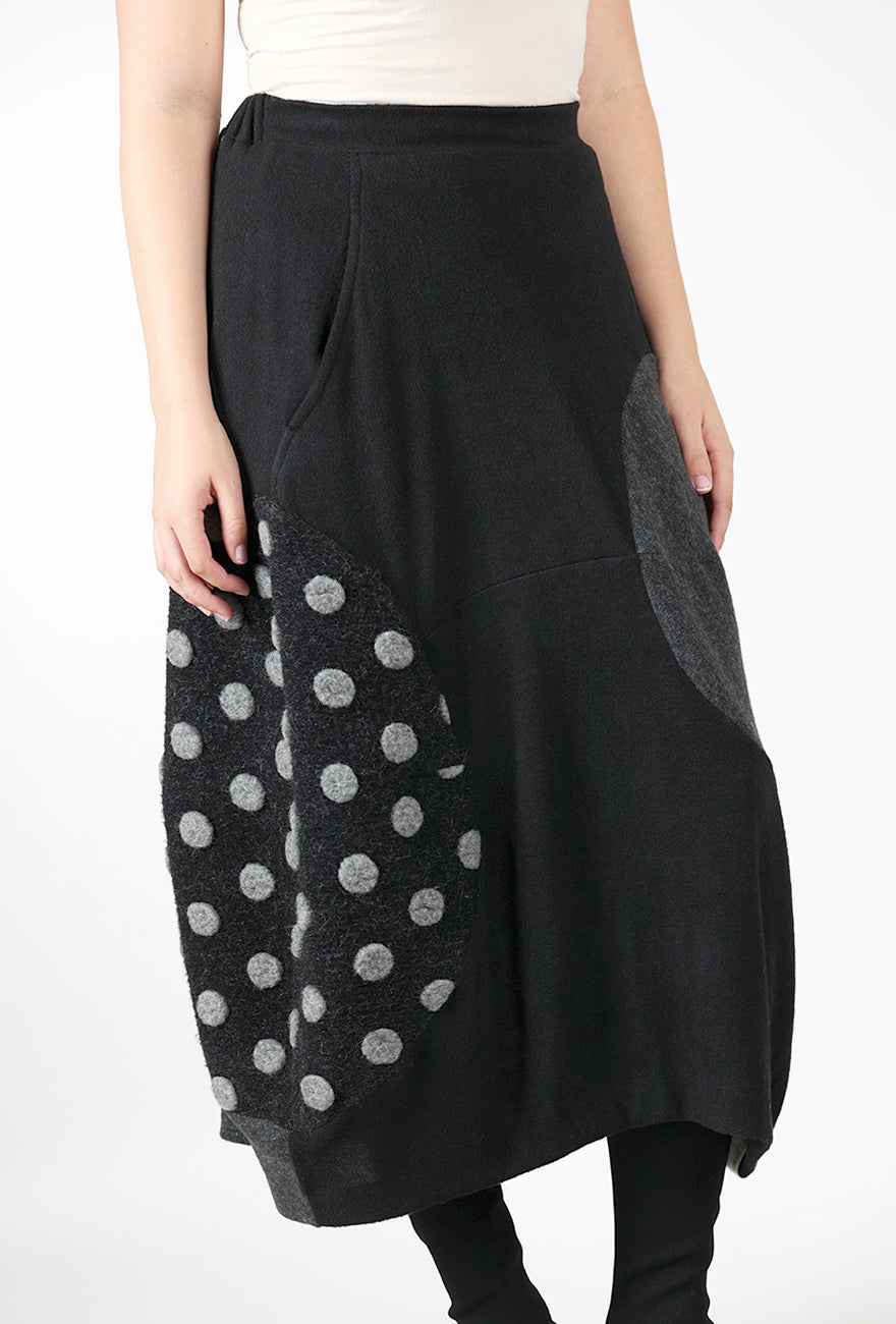 Plush Mix Textile Skirt, Storm Angle 4