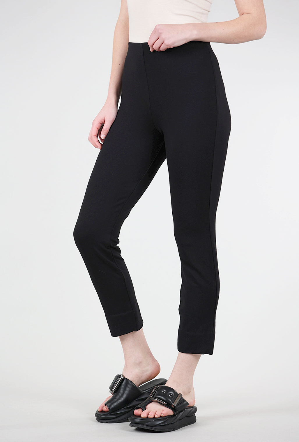 Equestrian Terry Cloth Milo Pant, Black 