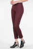 Equestrian Ponte Knit Zani Pant, Bordeaux 