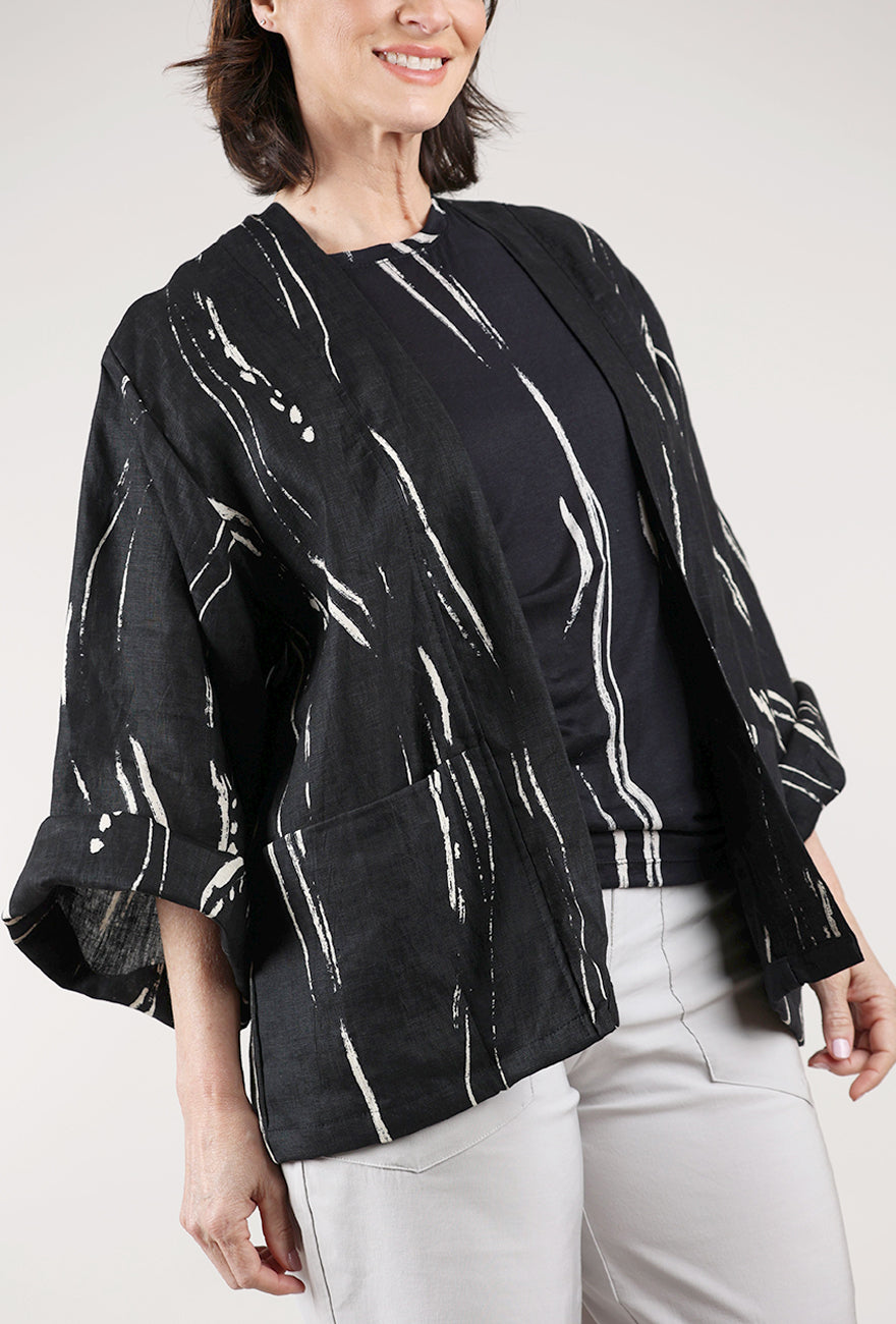 Bel Kazan Maisie Duster, Black Sumi 