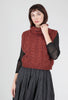 Studio B3 Morfeo Cable-Knit Vest, Terracotta 