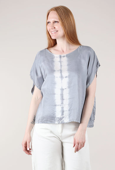 Artists & Revolutionaries Gaia Shibori Top, Pewter 