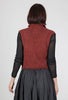 Studio B3 Morfeo Cable-Knit Vest, Terracotta 