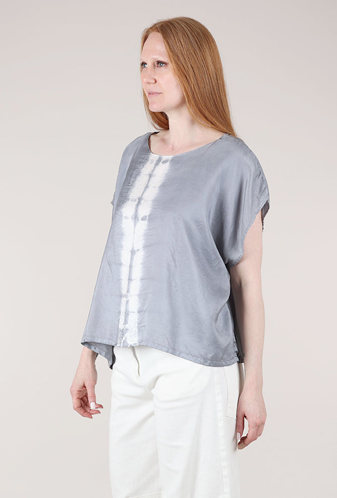 Artists & Revolutionaries Gaia Shibori Top, Pewter 