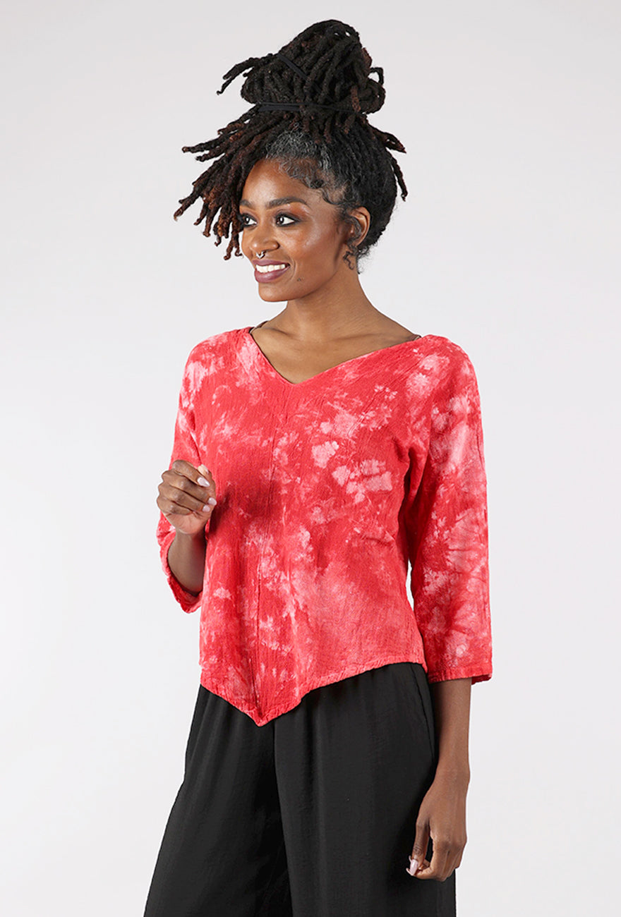 Oh My Gauze Lynn Top, Washed Fire 
