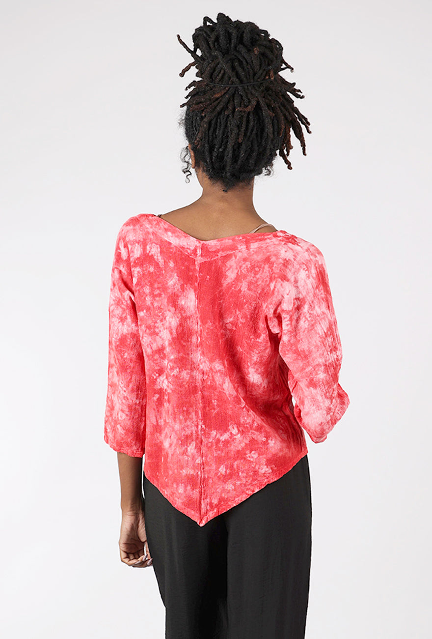 Oh My Gauze Lynn Top, Washed Fire 