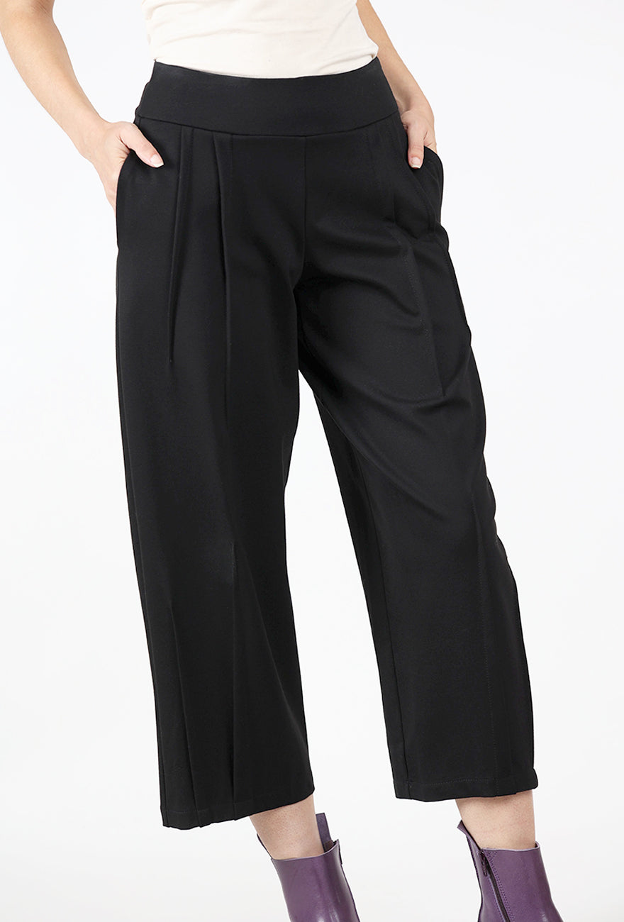Ponte Janey Pocket Pant, Black Angle 4