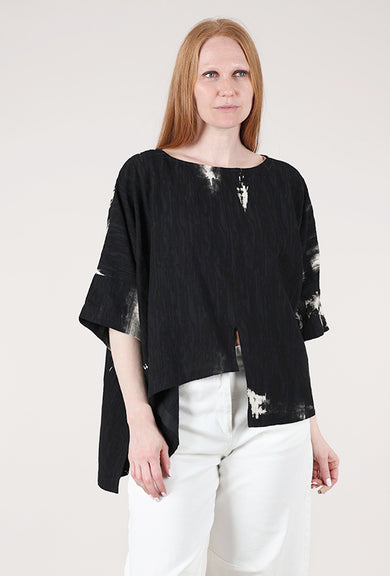 Moyuru Lightning Strikes Blouse, Black 