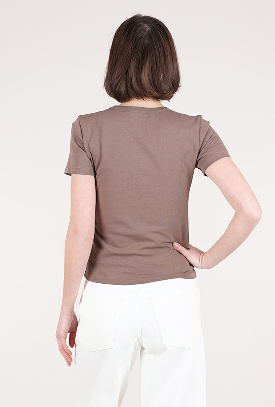 Pistola Alba Baby Tee, Mink 