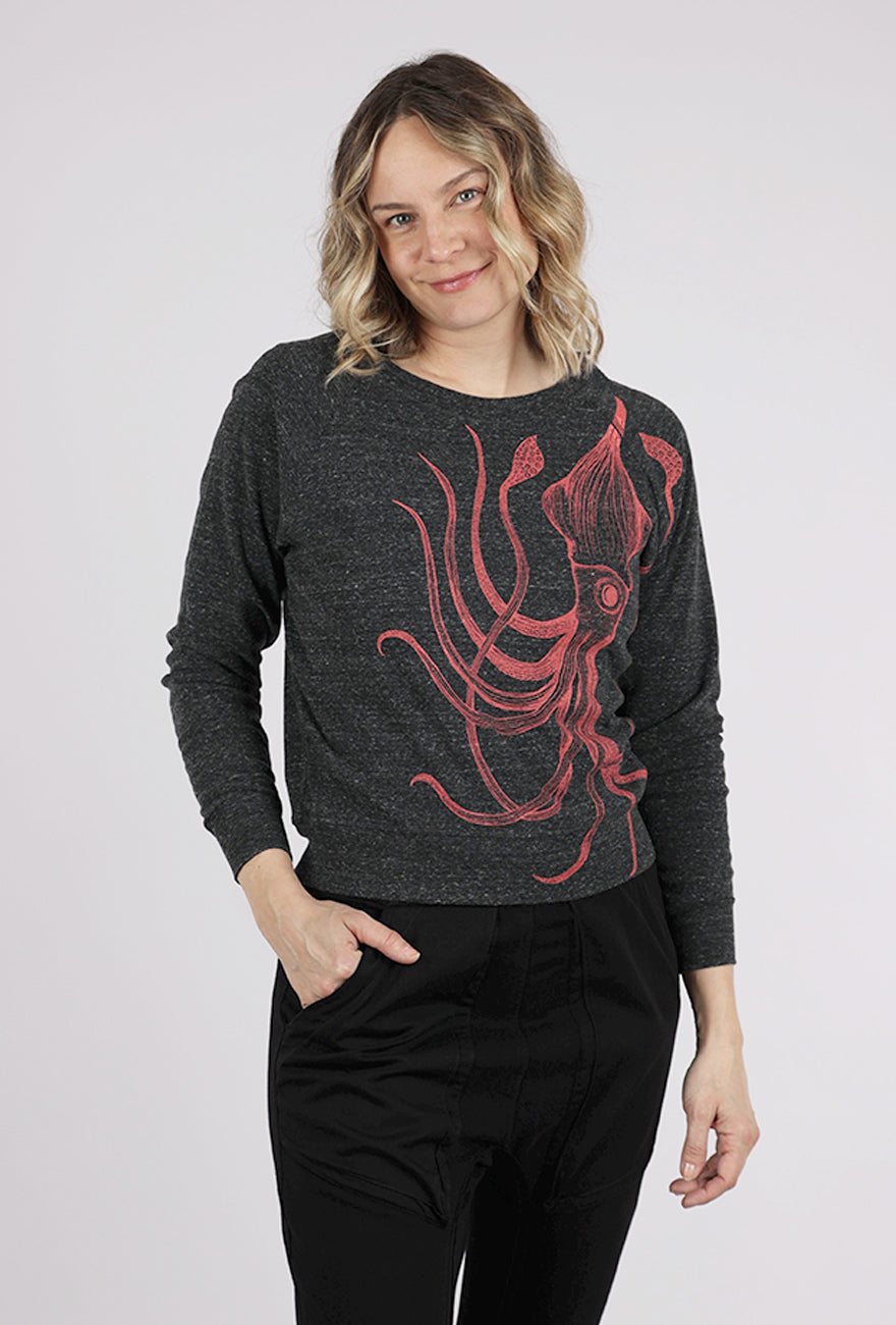 Supermaggie Squid Pia Pullover, Charcoal 