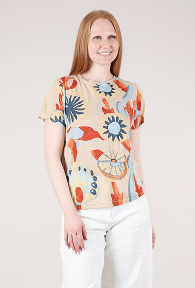 Bel Kazan Mika Tee, Cream Velora 