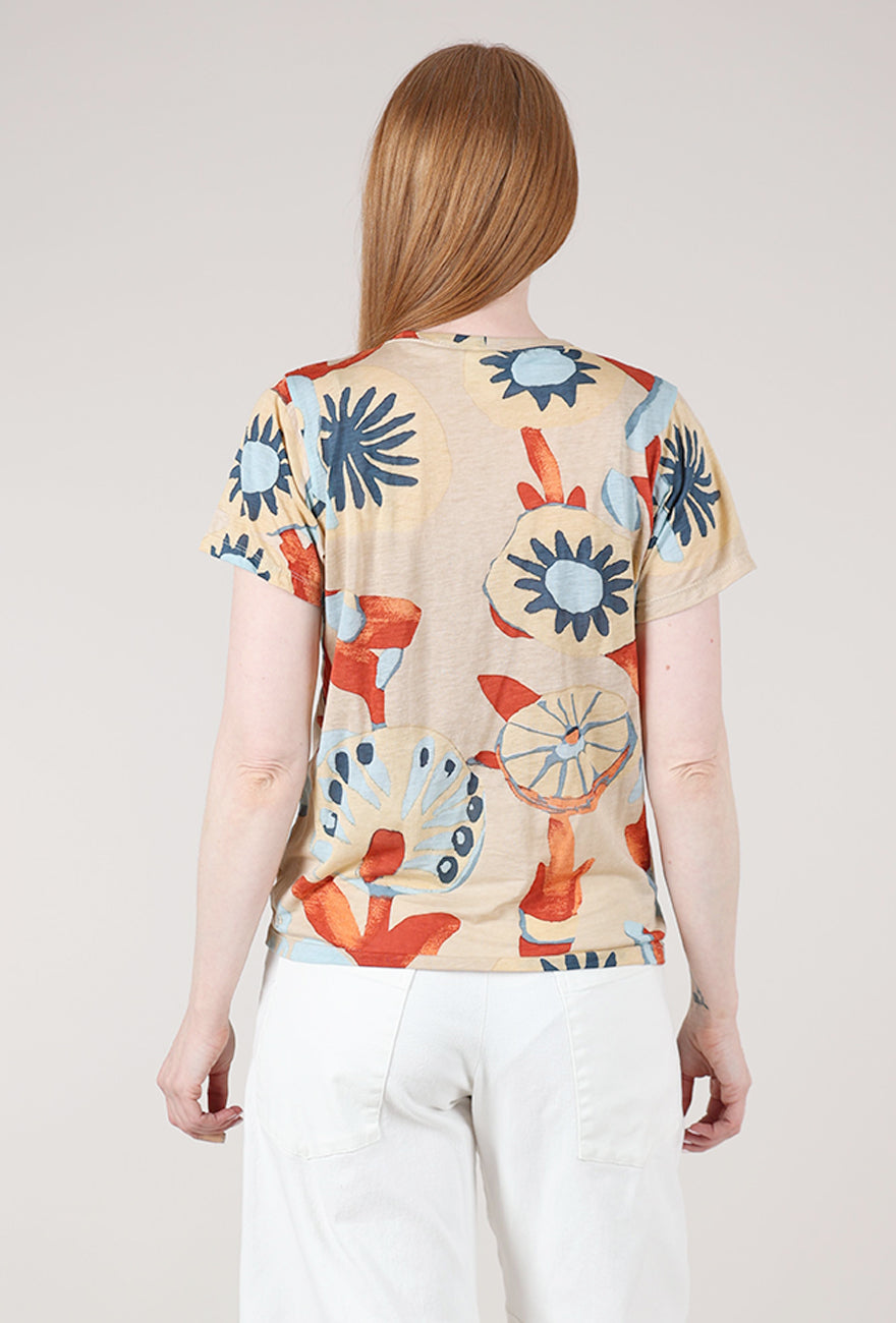 Bel Kazan Mika Tee, Cream Velora 