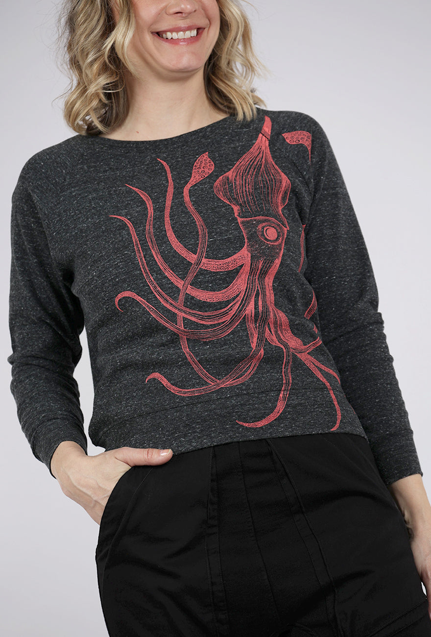 Supermaggie Squid Pia Pullover, Charcoal 