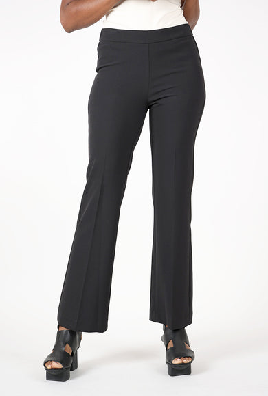 Estelle & Finn Wide Crepe Pant, Black 