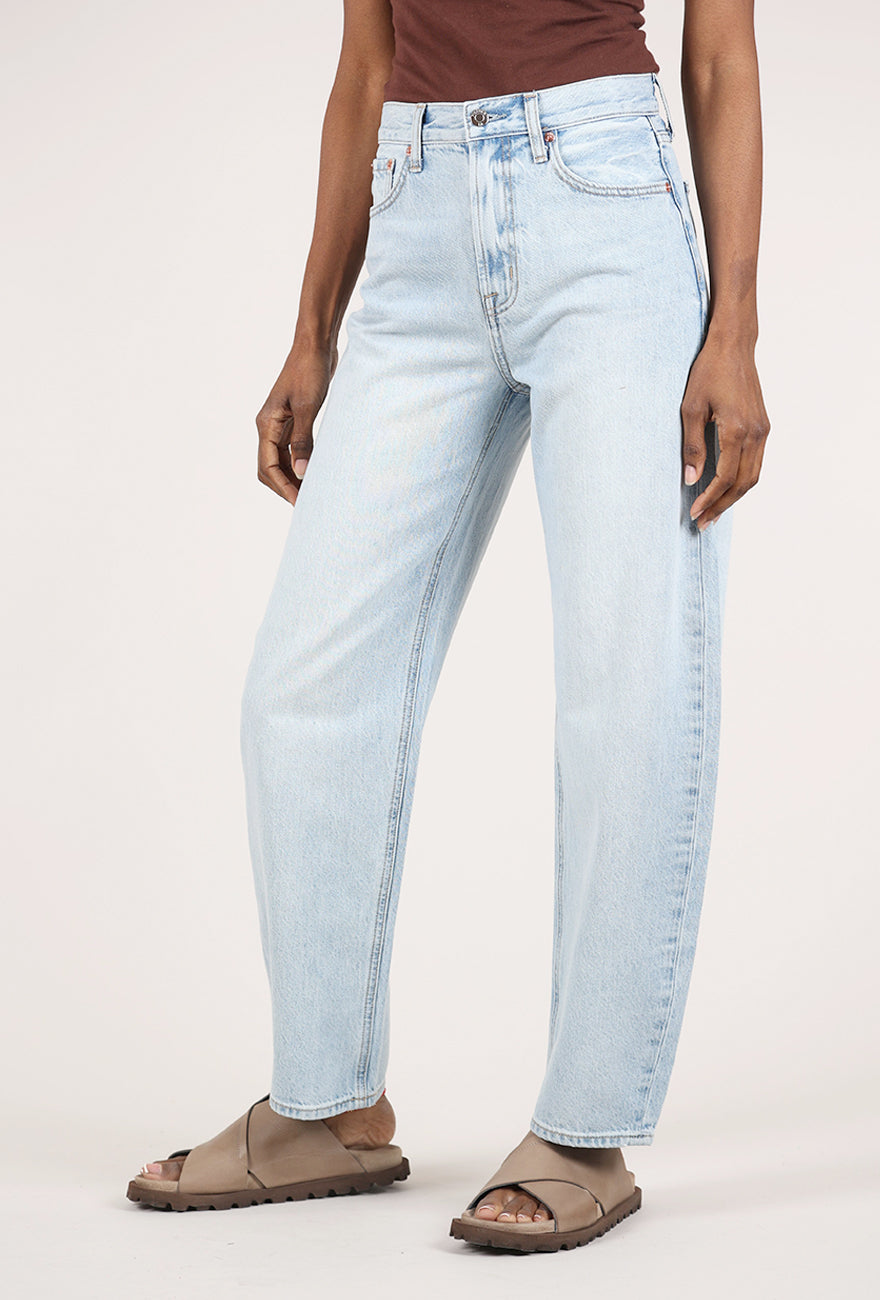 Pistola Wes High Rise Barrel Denim, Waves 