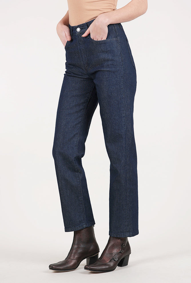 The Valentina Super High Rise Straight, Pepper