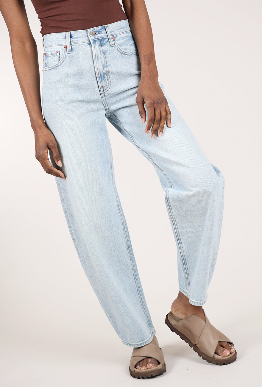 Pistola Wes High Rise Barrel Denim, Waves 