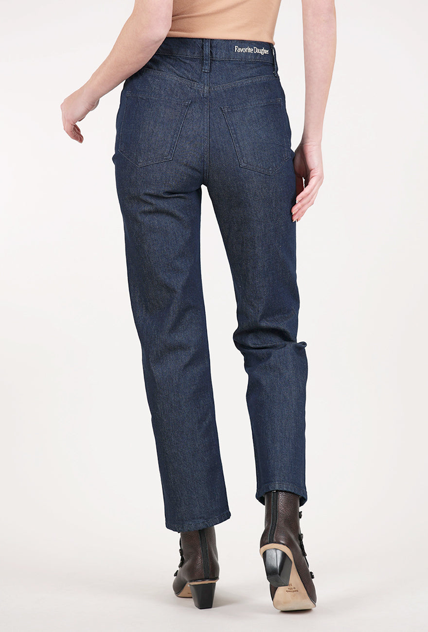 Favorite Daughter The Valentina Super High Rise Straight, Pepper 