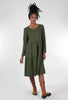 Bibico Maya Tiered Jersey Dress, Green 