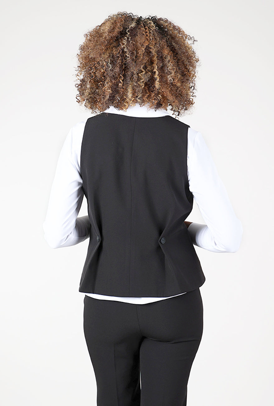 Olivia Vest, Black Angle 3