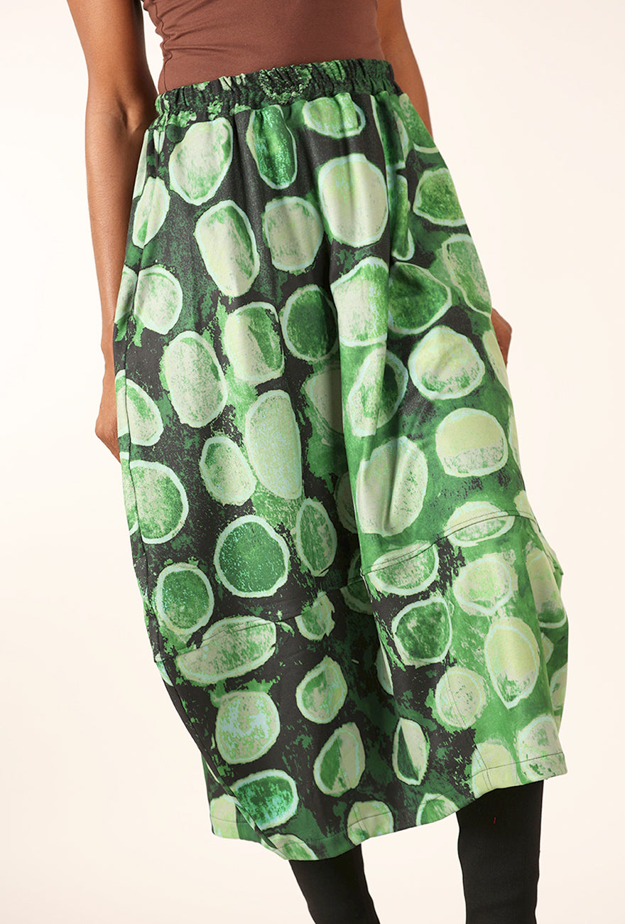 Kaziuki Beth Poppie Skirt, Green 