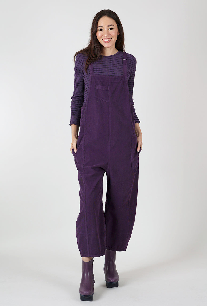 Baby Cord Jumpsuit, Mulberry Angle 4