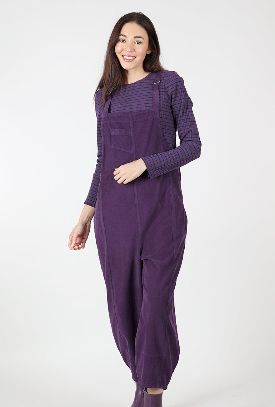 Baby Cord Jumpsuit, Mulberry